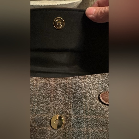 Liz Claiborne Elegant Brown Leather Bag 11x7in - Picture 12 of 13